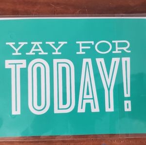 Chalk Couture Size A Yay for Today transfer